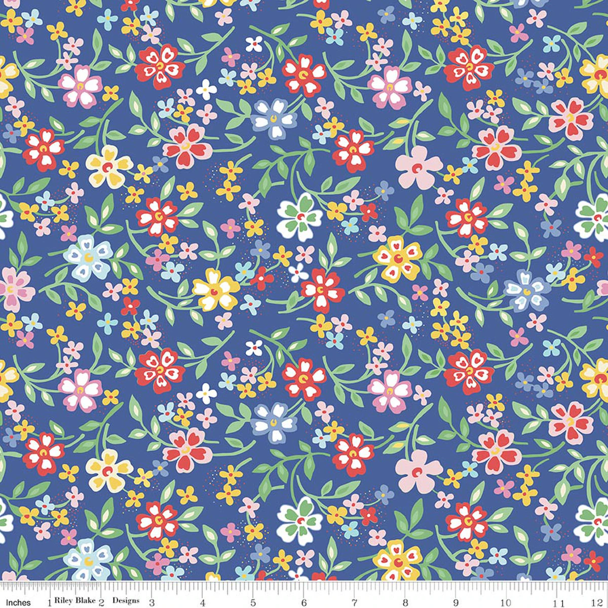 WIDE BACK ALWAYS IN SEASON BLOOMING BRIGHT BLUE 3-YARD PACKAGE