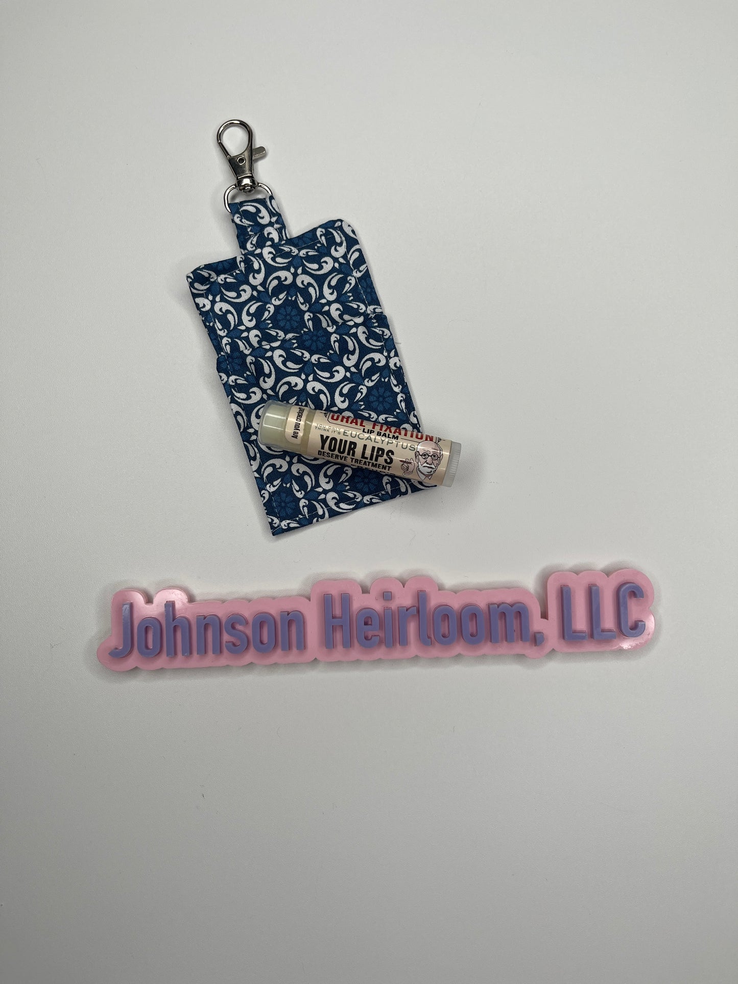 Chapstick holder w/keyring