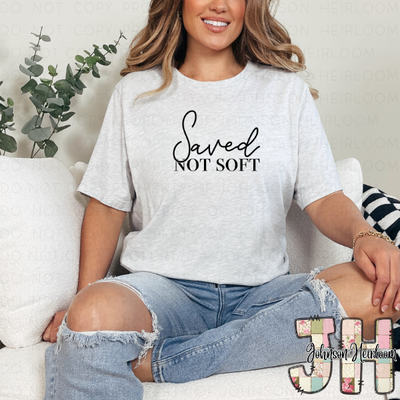 Saved not soft Printed T-Shirt/Crewneck