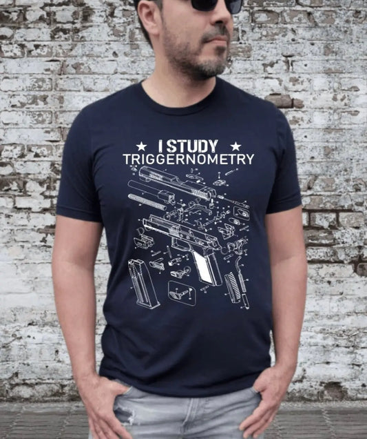 I study Triggernometry Screen Printed T-Shirt/Crewneck Johnson Heirloom