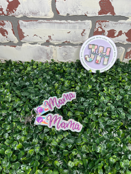 Mama embroidered keychain/bag Accessories Johnson Heirloom
