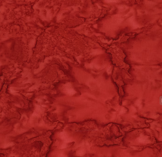 Batiks Hand-Dyes Flamewood Fabric (QUARTER YARD increments)