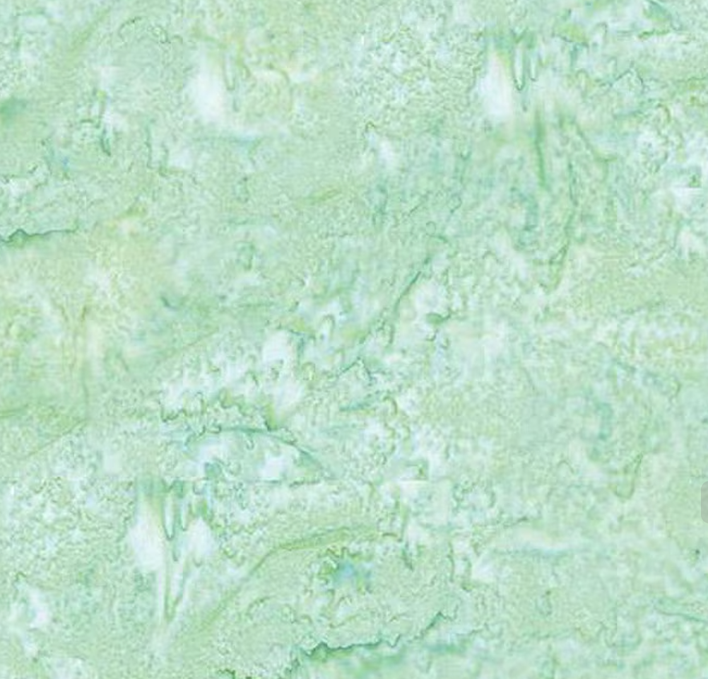 Batiks Hand-Dyes Sage Fabric (QUARTER YARD increments)
