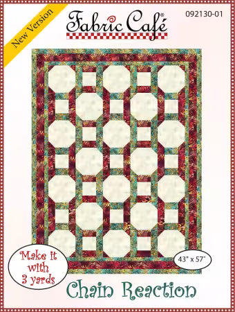 ✨  Chain Reaction 3-Yard Quilt Kit – Pattern Included | Choose Your Fabric Collection ✨