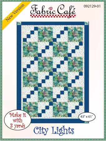 ✨  City Lights 3-Yard Quilt Kit – Pattern Included | Choose Your Fabric Collection ✨