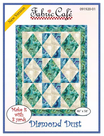 ✨  Diamond Dust 3-Yard Quilt Kit – Pattern Included | Choose Your Fabric Collection ✨