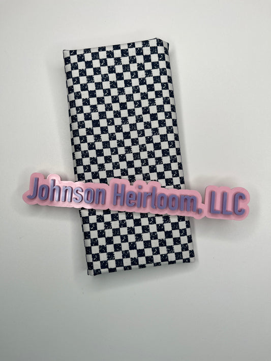 Check Please! 1/4" Check Navy FABRIC (Quarter Yard increments)