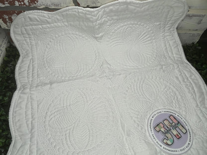 Birth Announcement Embroidered Nursery Pillow Case Johnson Heirloom