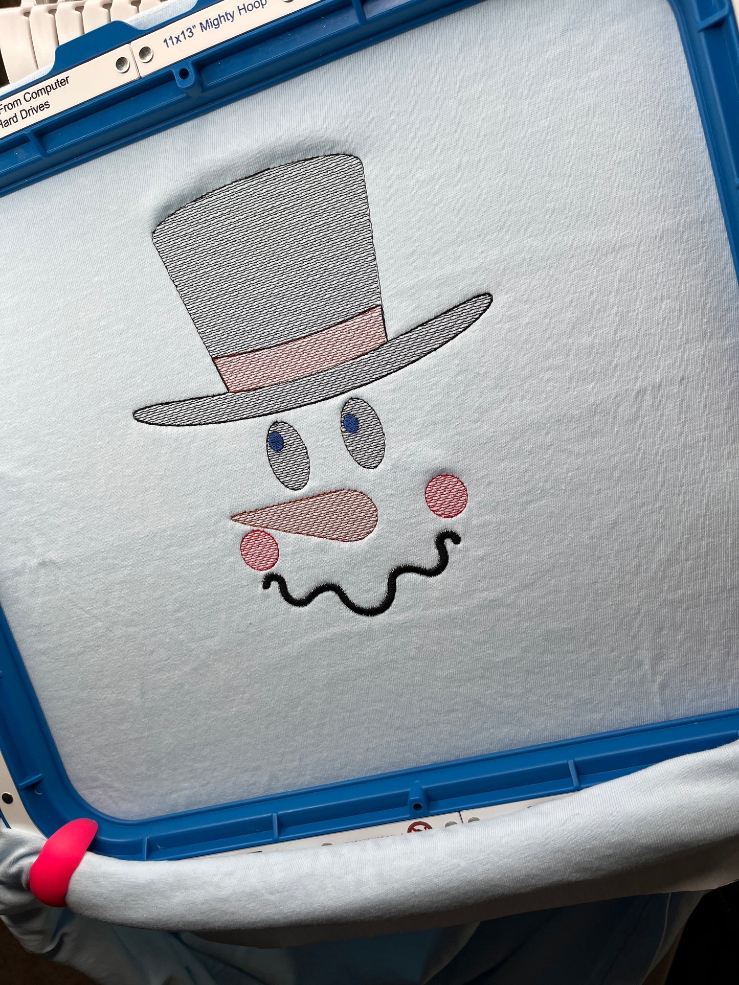 Frosty embroidered T-Shirt/Crewneck