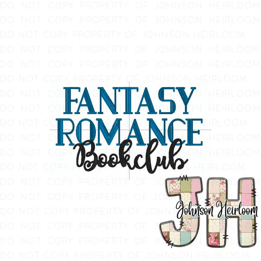 Fantasy Romance Bookclub Machine Embroidery Digital Design Johnson Heirloom