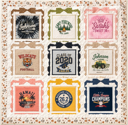 Memory Keepsake T-Shirt Quilt – Custom Handmade Blanket