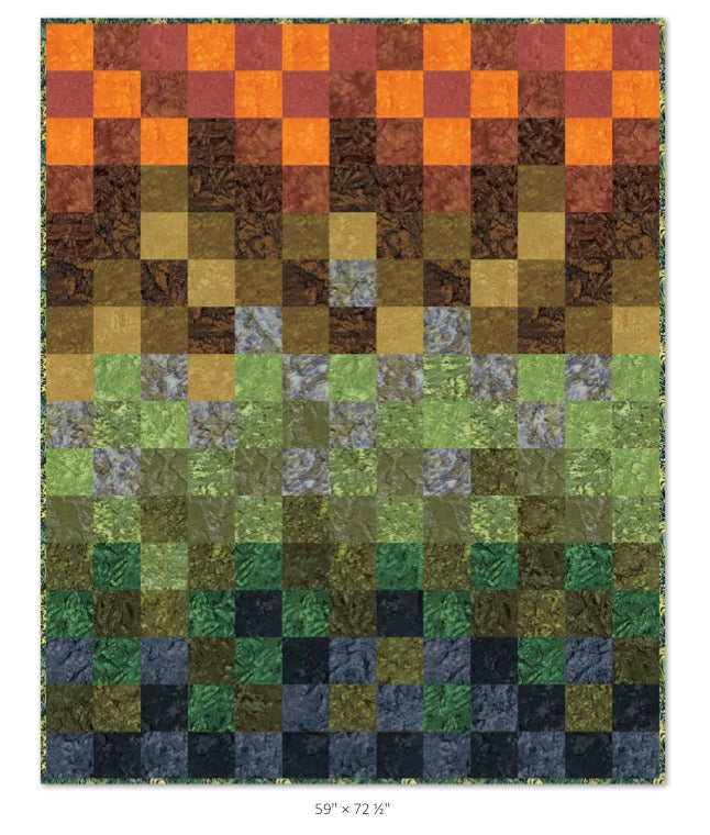 Mini Mosaic Moment Quilt – Crib Size Approx. 36” x 52”