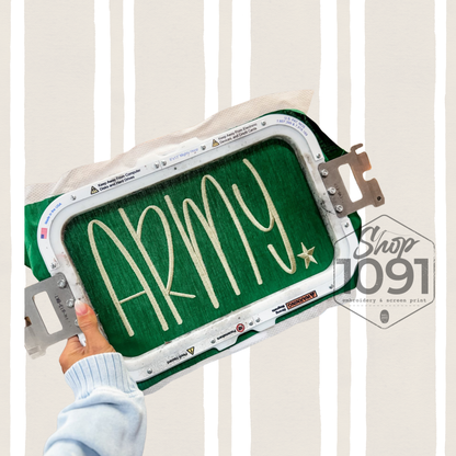 🇺🇸 Military Pride Embroidered Tee & Crewneck 🇺🇸