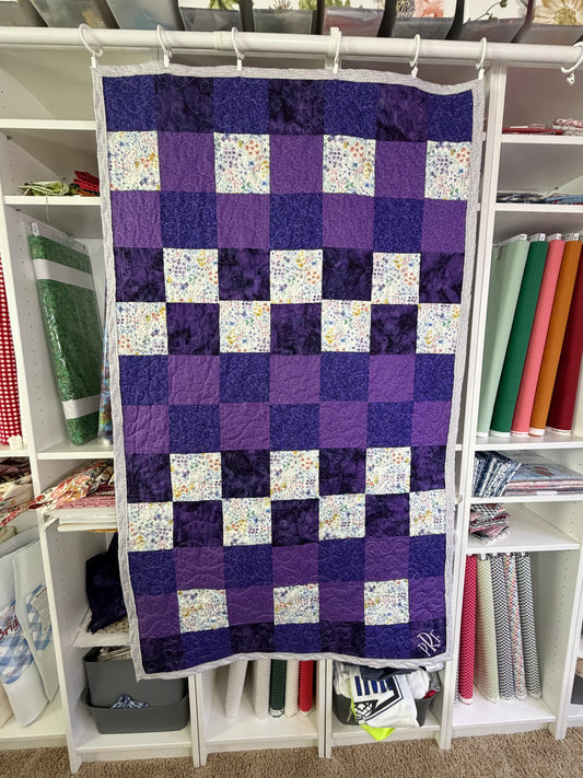 Mini Mosaic Moment Quilt – Crib Size Approx. 36” x 52”