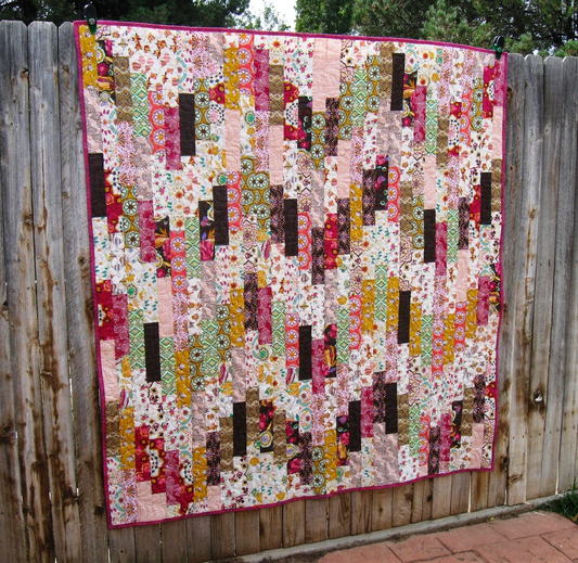 Playing the Scales Quilt – Approx. 62" x 66"