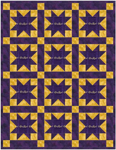 👑 Heirloom of the Crown Quilt 👑 Approximate Size: 50” x 65”