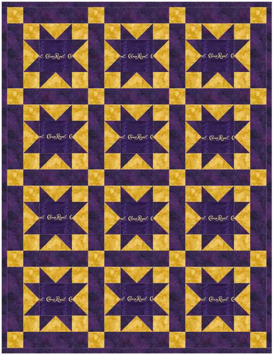 👑 Heirloom of the Crown Quilt 👑 Approximate Size: 50” x 65”