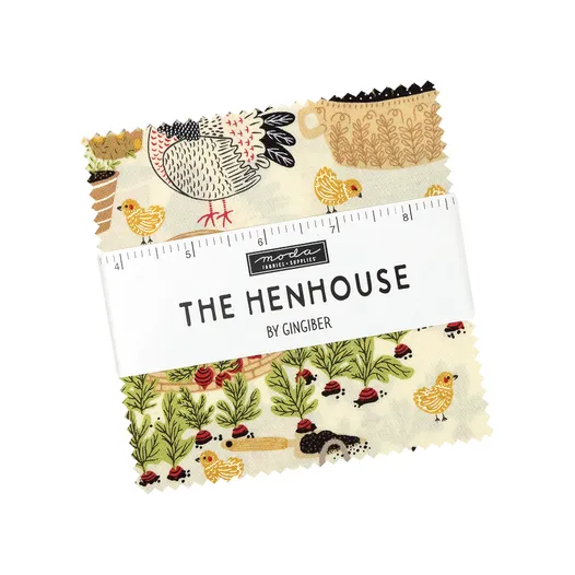 The Henhouse by Gingiber for Moda Fabrics.  42 - 5" squares