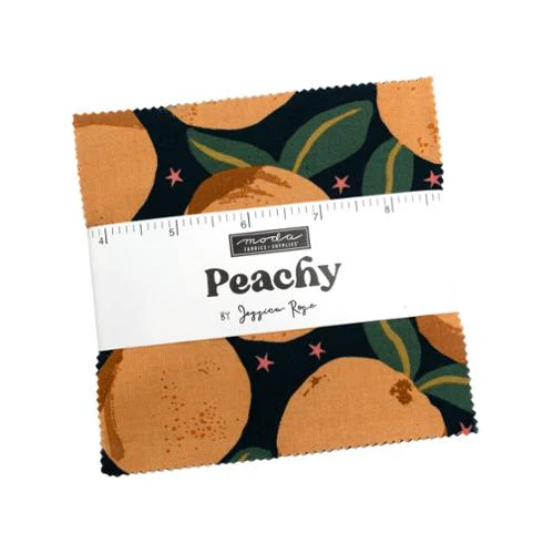 Peachy by Jessica Rose for Moda Fabrics.  Charm Pack: 42 Piece Assorted 5" Squares