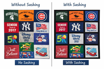 Memory Keepsake T-Shirt Quilt – Custom Handmade Blanket