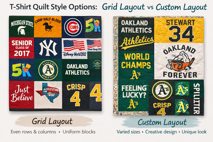 Memory Keepsake T-Shirt Quilt – Custom Handmade Blanket