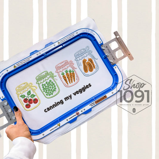 Canning my Veggies embroidered T-Shirt/Crewneck