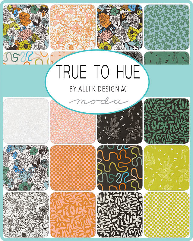 True To Hue- Moda Fabric Charm Pack 42-5” squares