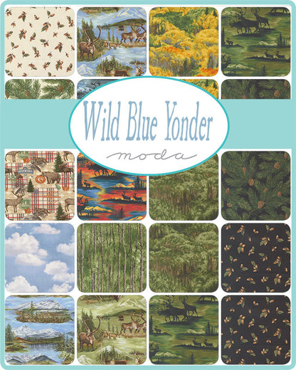 Wild Blue Yonder- Moda Fabric Charm Pack 42-5” squares