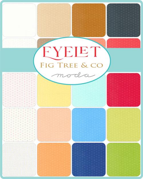 Eyelet Layer Cake® Moda Fabric Pack 42-10” squares