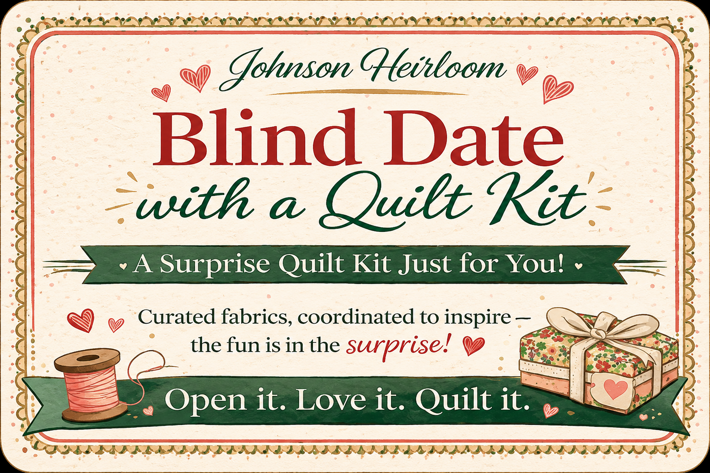 💌 Blind Date with a Quilt Kit