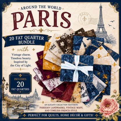 Around the World – Paris Fat Quarter Bundle by Tara Reed for Riley Blake Designs
