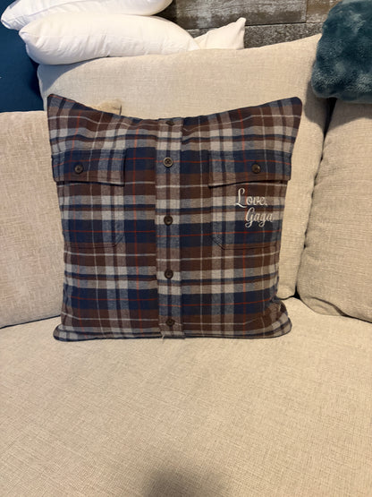 Custom Keepsake Memory Pillow