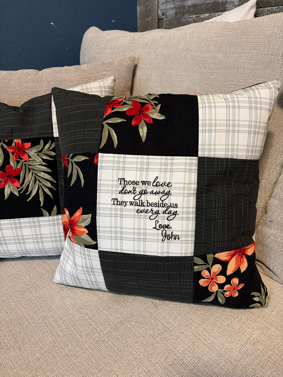 Custom Keepsake Memory Pillow