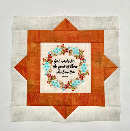 Fussy Frames Bible Verse Quilt Kit
