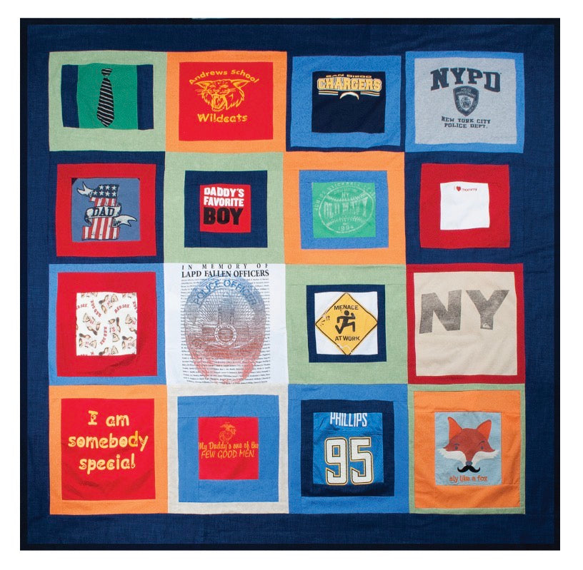 Custom Memory Quilt (made from clothes)