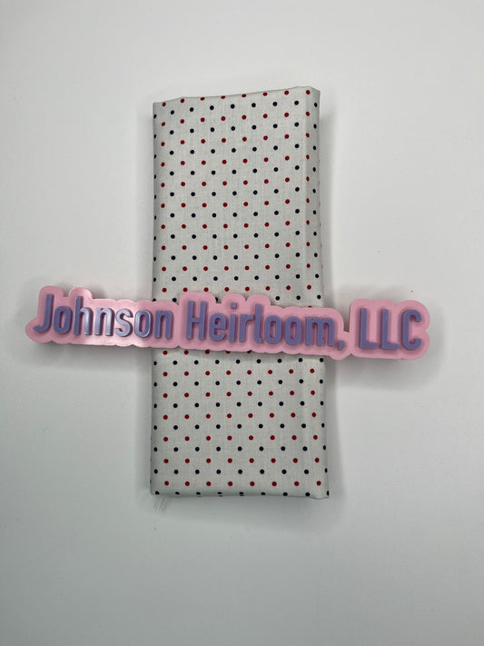 Swiss Dot on White Patriotic FABRIC (Quarter Yard increments)