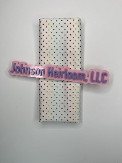 Swiss Dot FABRIC Quarter Yard bundle of 5