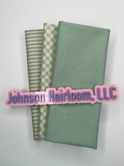 Sage FABRIC Quarter Yard Bundle of 3
