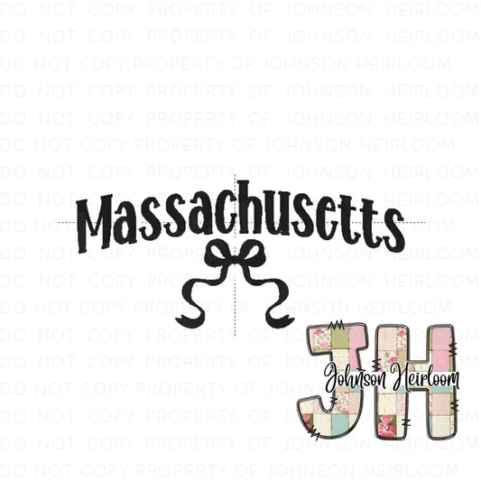 Croquette Bow Massachusetts Machine Embroidery Digital Design Johnson Heirloom