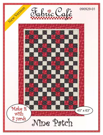 ✨  Nine Patch 3-Yard Quilt Kit – Pattern Included | Choose Your Fabric Collection ✨