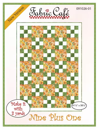 ✨  Nine Plus One 3-Yard Quilt Kit – Pattern Included | Choose Your Fabric Collection ✨