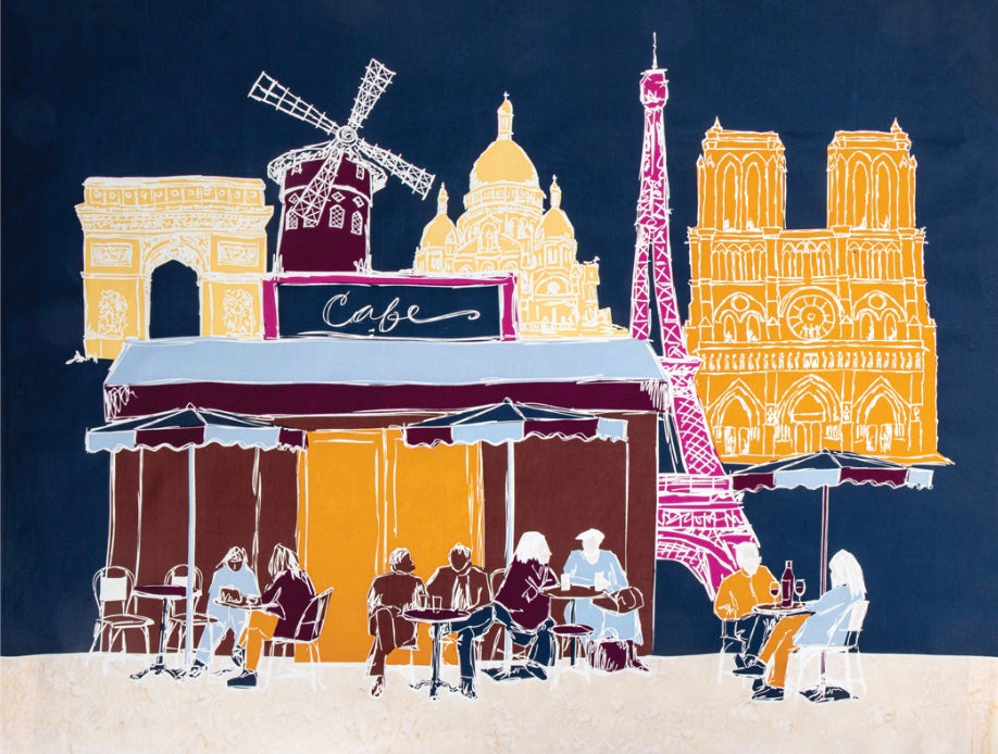 Around the World – Paris Fat Quarter Bundle with Panel by Tara Reed for Riley Blake Designs