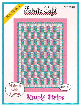 ✨ Simply Strips 3-Yard Quilt Kit – Pattern Included | Choose Your Fabric Collection ✨