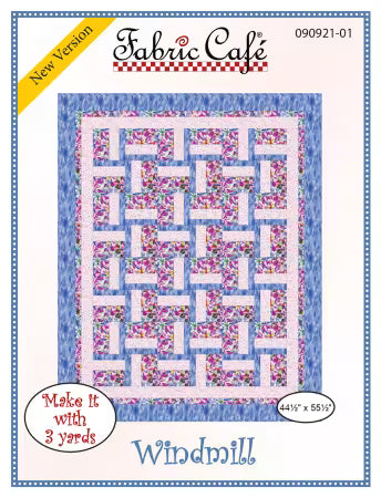 ✨ Windmill 3-Yard Quilt Kit – Pattern Included | Choose Your Fabric Collection ✨