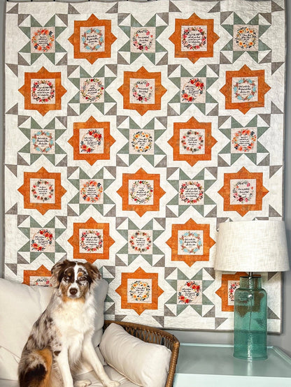 Fussy Frames Quilt Pattern - Paper Print Version