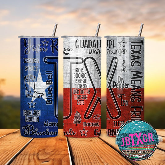 Love of Texas 20 oz Tumbler