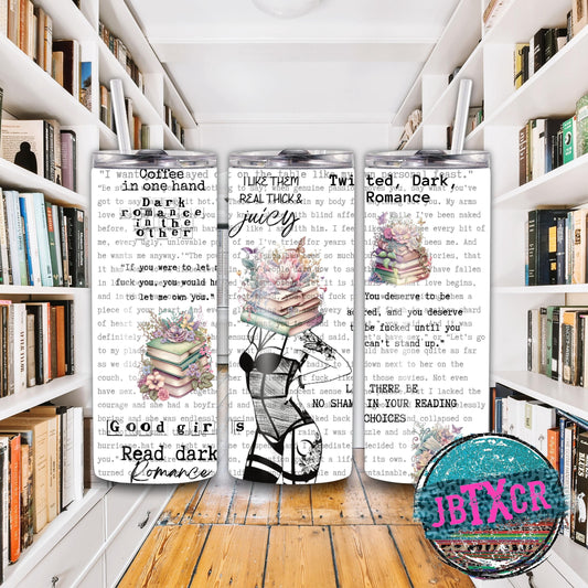 Dark Romance Pages 20 oz Tumbler