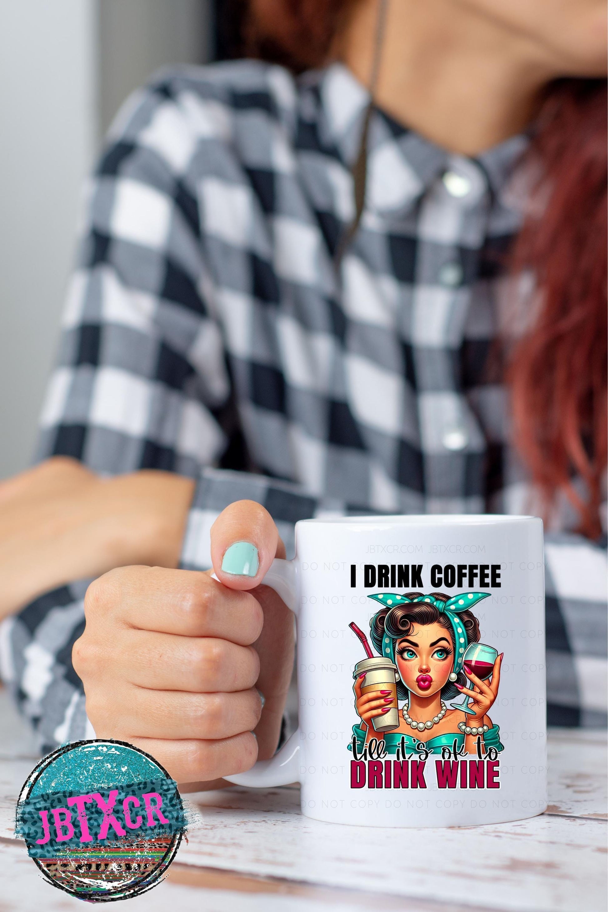 I drink Coffee till it is ok to drink wine 15oz. Coffee Mug