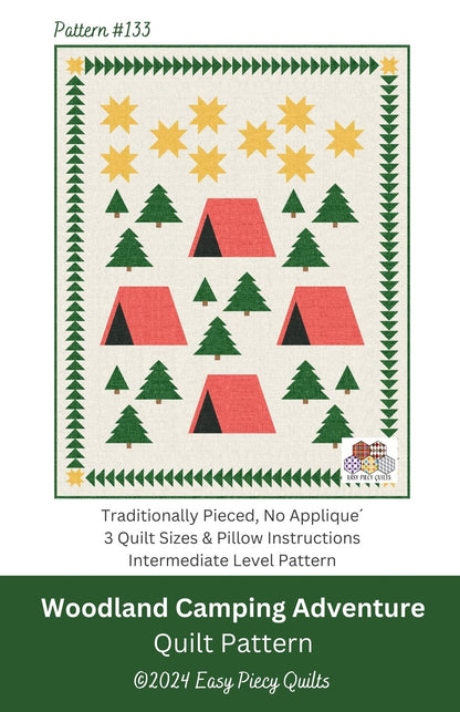 Woodland Camping Adventure Quilt Kit